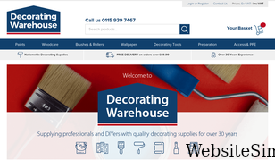 decoratingwarehouse.co.uk Screenshot