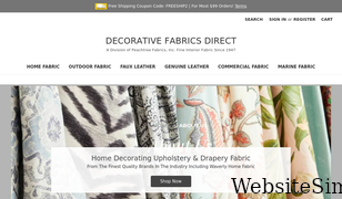 decorativefabricsdirect.com Screenshot