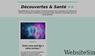 decouvertes-sante.com Screenshot