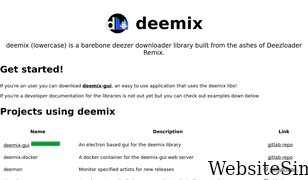 deemix.app Screenshot