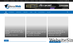 defenceweb.co.za Screenshot