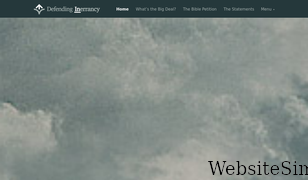 defendinginerrancy.com Screenshot