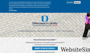 defenseurdesdroits.fr Screenshot