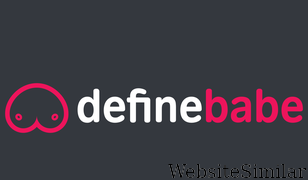 definebabe.com Screenshot