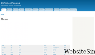 definitionmeaning.com Screenshot