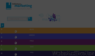 definitions-marketing.com Screenshot