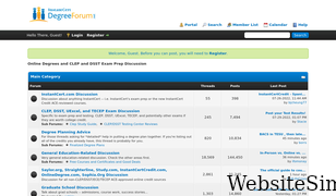 degreeforum.net Screenshot