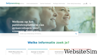degynaecoloog.nl Screenshot