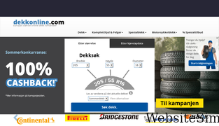 dekkonline.com Screenshot