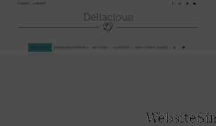 deliacious.com Screenshot