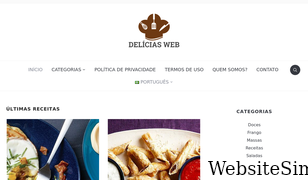 deliciasweb.com Screenshot