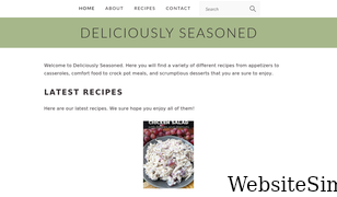 deliciouslyseasoned.com Screenshot