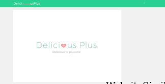deliciousplus.jp Screenshot