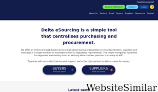 delta-esourcing.com Screenshot