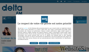 deltafm.fr Screenshot