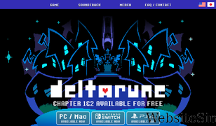 deltarune.com Screenshot