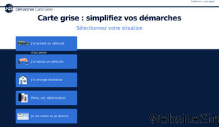 demarchescartegrise.com Screenshot