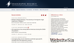 demographic-research.org Screenshot