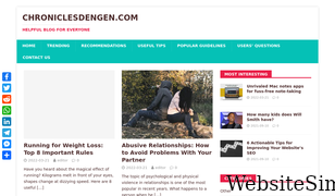 dengenchronicles.com Screenshot