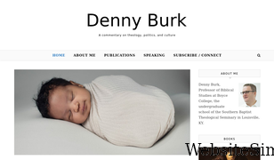 dennyburk.com Screenshot