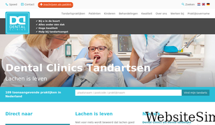 dentalclinics.nl Screenshot