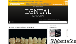dentalmagazin.de Screenshot