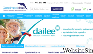 dentimedshop.cz Screenshot