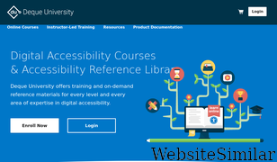 dequeuniversity.com Screenshot