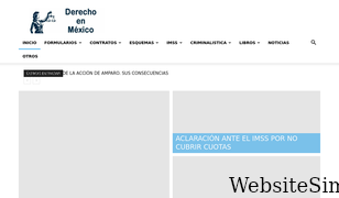 derechoenmexico.mx Screenshot