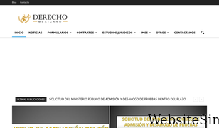 derechomexicano.com.mx Screenshot