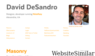desandro.com Screenshot