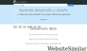 desarrolloweb.com Screenshot