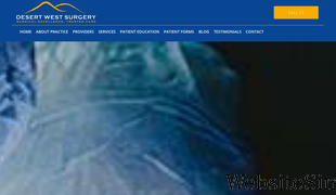 desertwestsurgery.com Screenshot