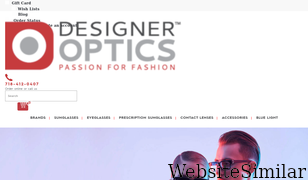 designeroptics.com Screenshot
