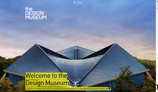 designmuseum.org Screenshot