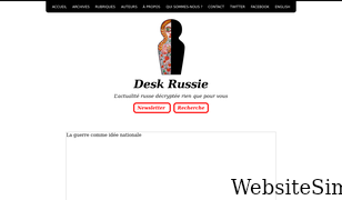 desk-russie.eu Screenshot