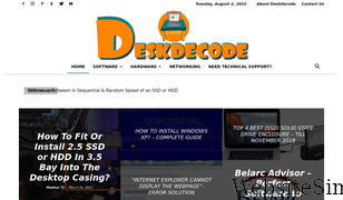 deskdecode.com Screenshot
