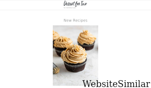 dessertfortwo.com Screenshot