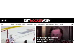 detroithockeynow.com Screenshot