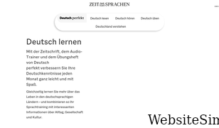 deutsch-perfekt.com Screenshot
