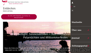 deutsche-digitale-bibliothek.de Screenshot