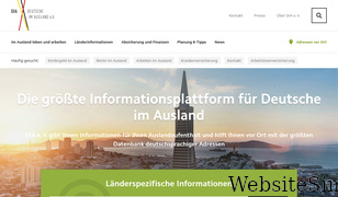 deutsche-im-ausland.org Screenshot