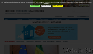 deutsche-wirtschafts-nachrichten.de Screenshot
