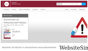 deutscher-apotheker-verlag.de Screenshot