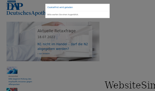 deutschesapothekenportal.de Screenshot