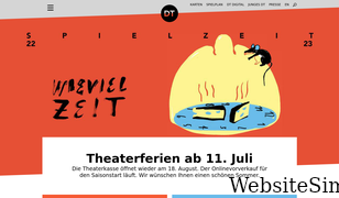 deutschestheater.de Screenshot