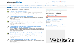 developerfusion.com Screenshot