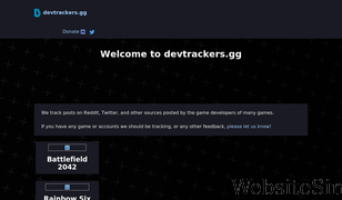 devtrackers.gg Screenshot