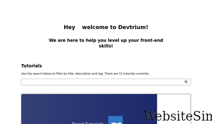 devtrium.com Screenshot