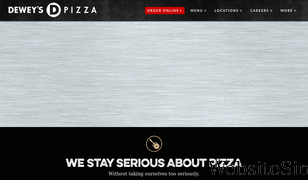 deweyspizza.com Screenshot